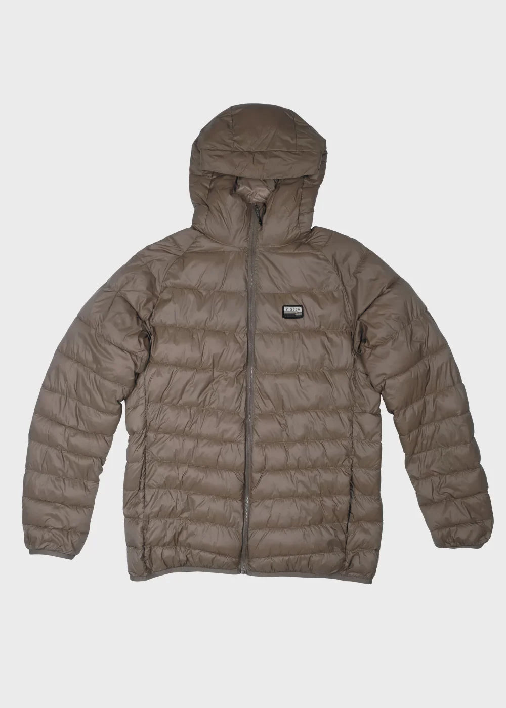 Pacific Packable Eco Puff Jacket in Brown