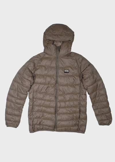 Pacific Packable Eco Puff Jacket in Brown