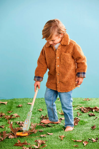 Tan Sherpa Jacket