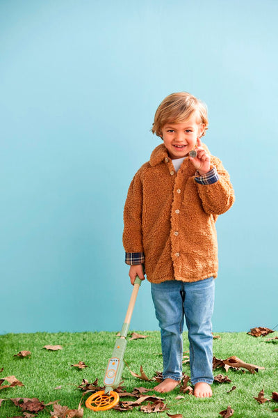 Tan Sherpa Jacket