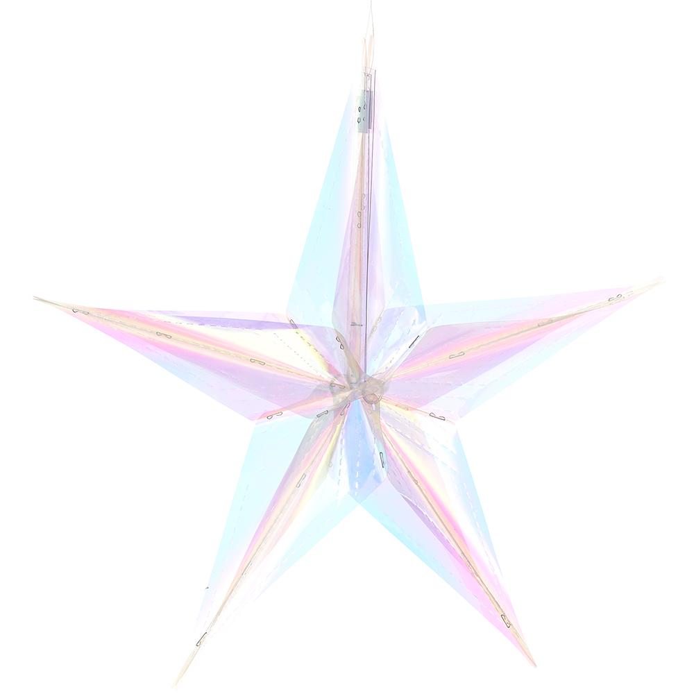 15" Star Ornament - Iridescent