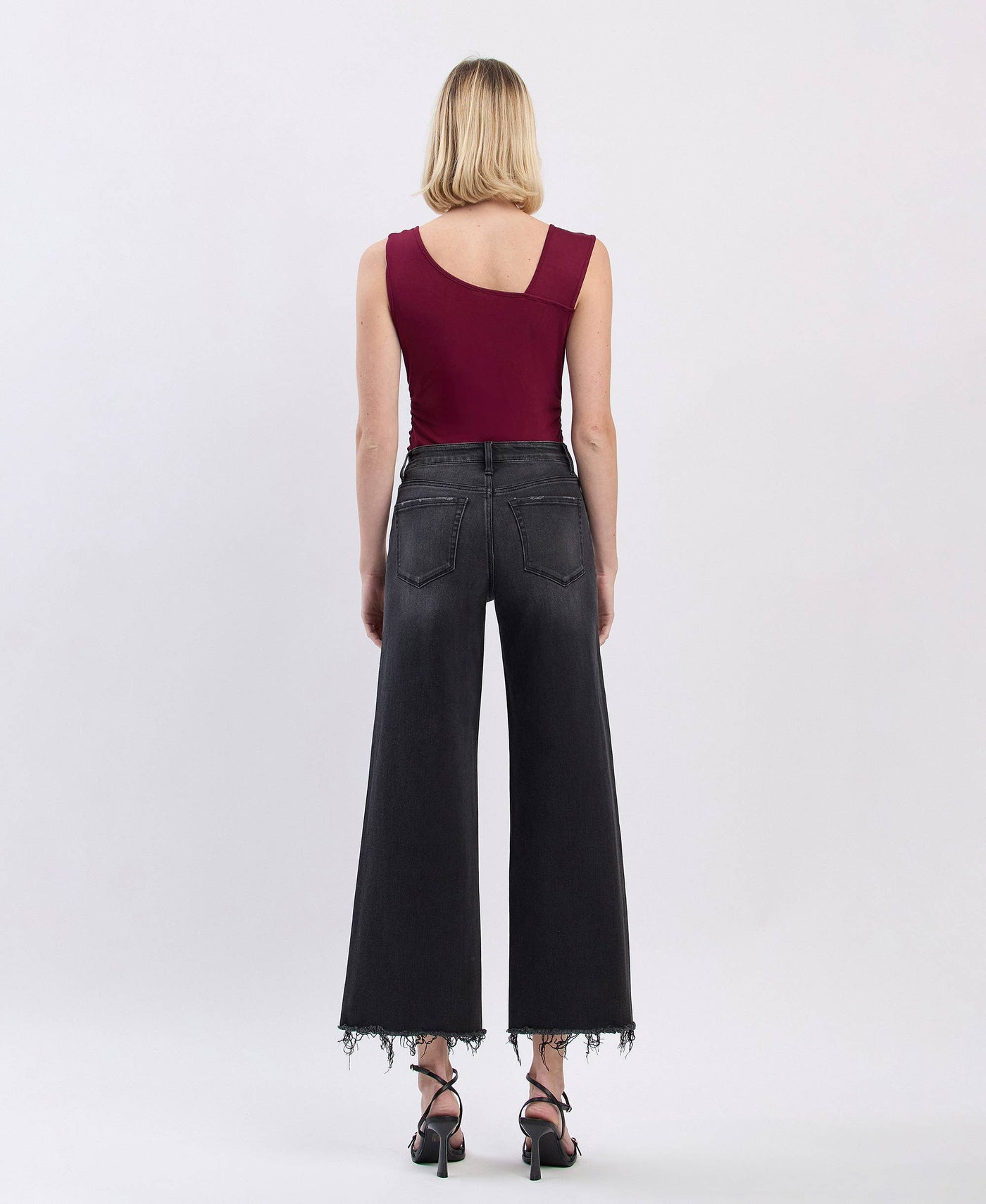 Midnight Edge High-Rise Wide-Leg Jeans