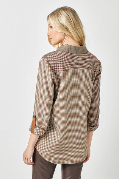 Metro Mixed Plaid Shacket