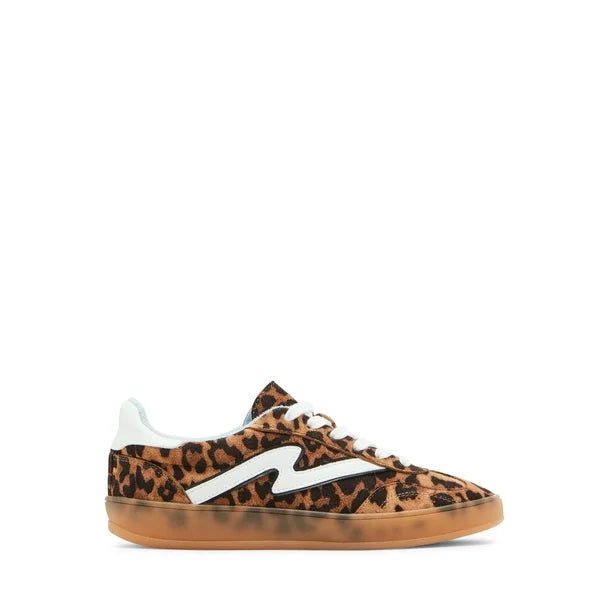 Madden Girl Giia Lace-Up Sneakers in Cheetah