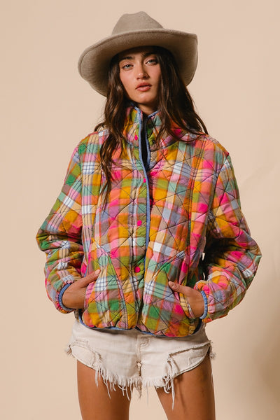 Technicolor Trail Quilted Jacket