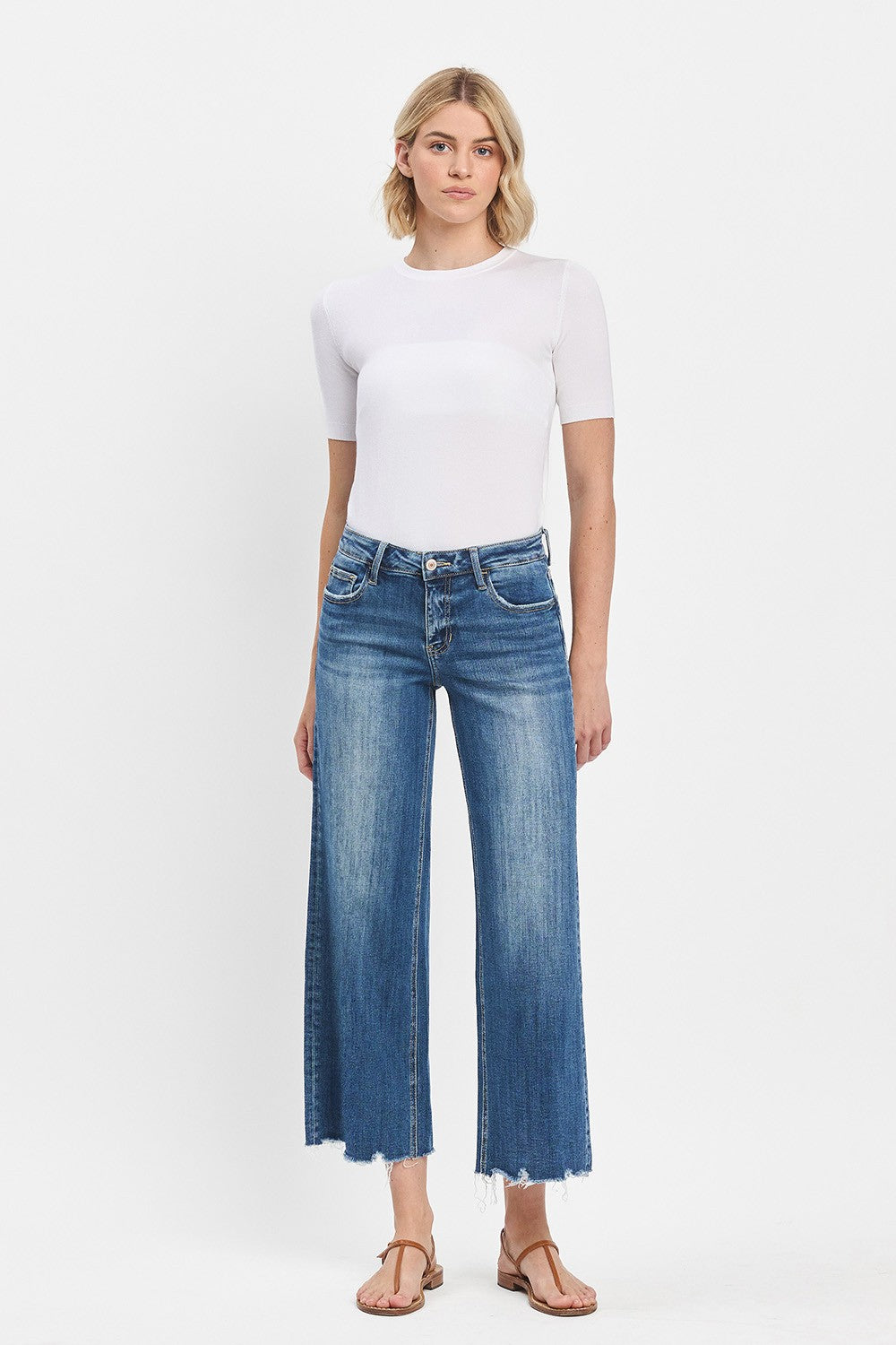 Everyday Ease Raw Hem Jean
