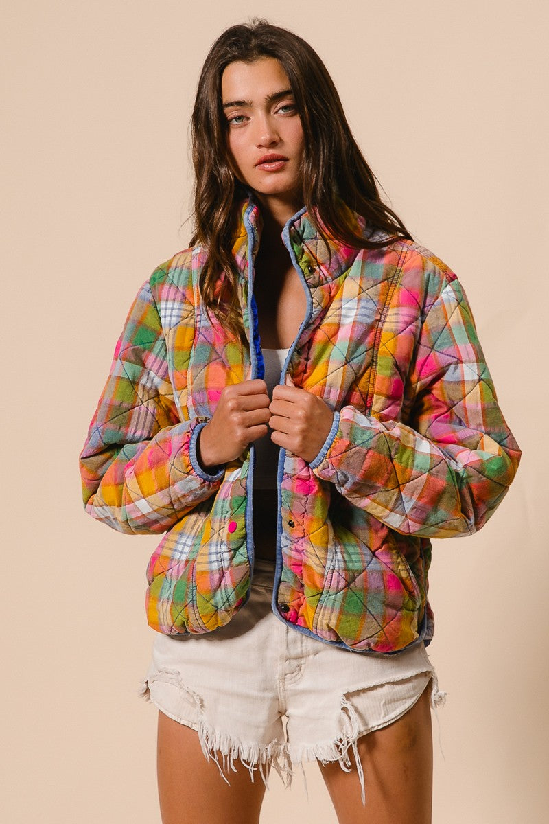 Technicolor Trail Quilted Jacket