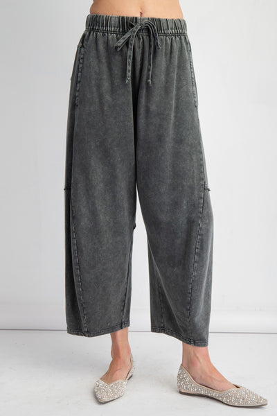 Drift Away Mineral Wash Barrel Sweats