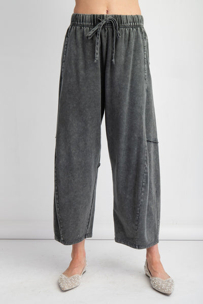 Drift Away Mineral Wash Barrel Sweats
