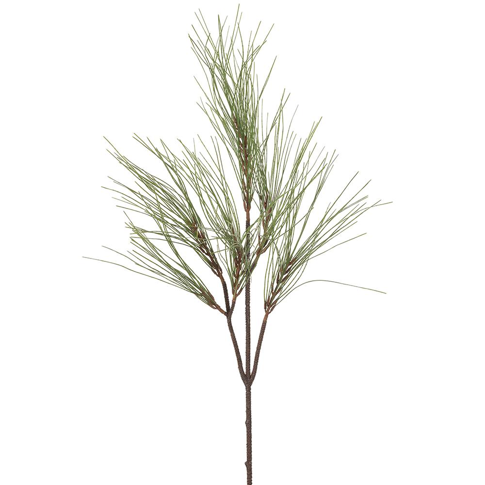 27" Long Needle Pine Spray - Green