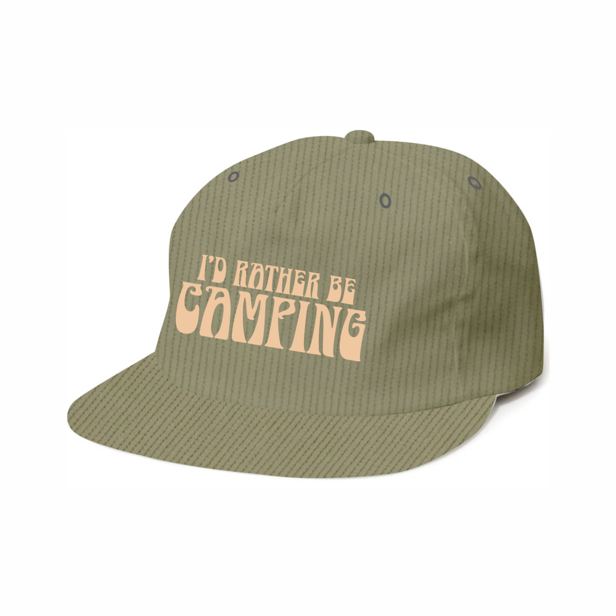 Rather Be Camping Snapback