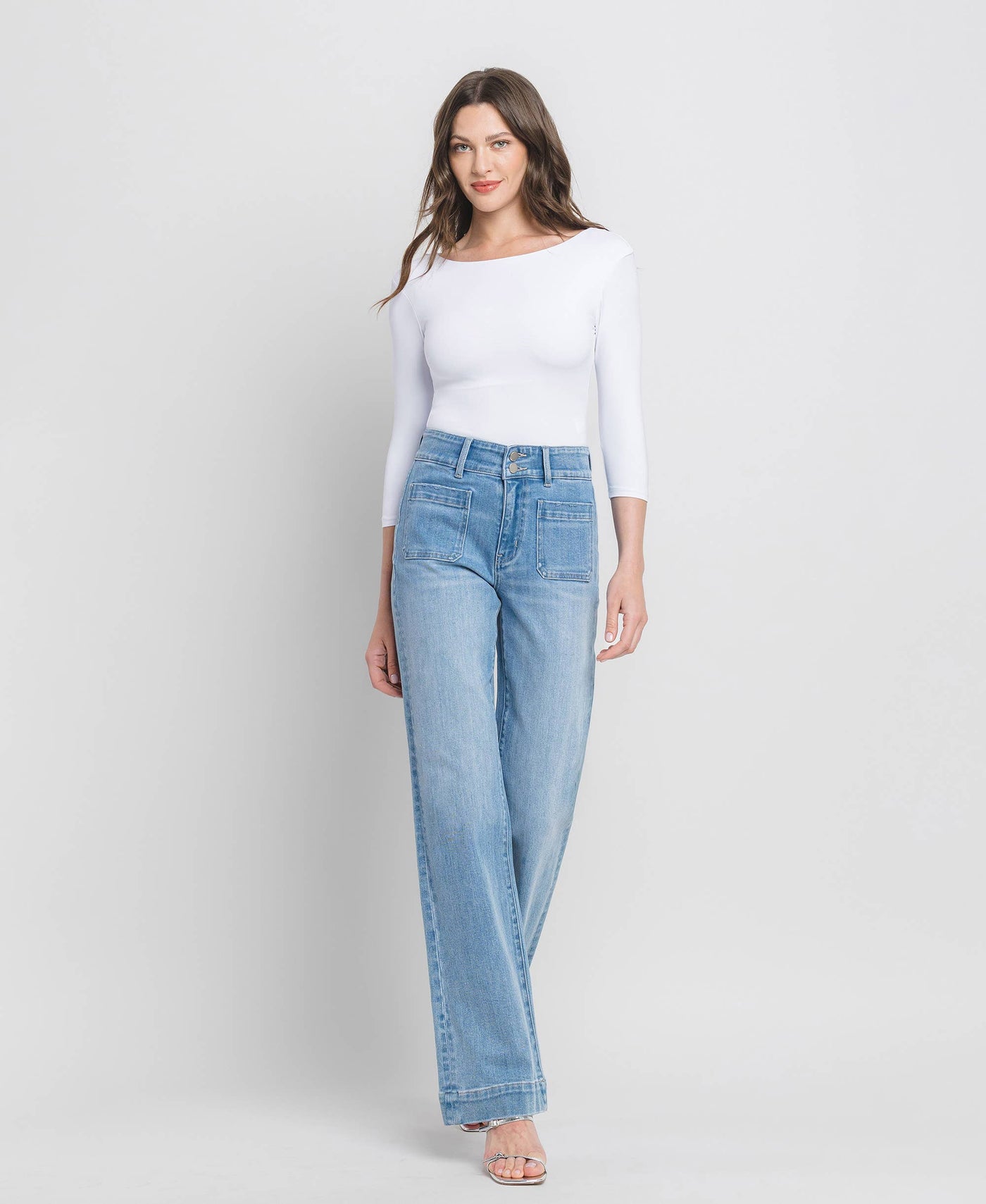 Bang On Blue 90's Vintage Flare Jeans