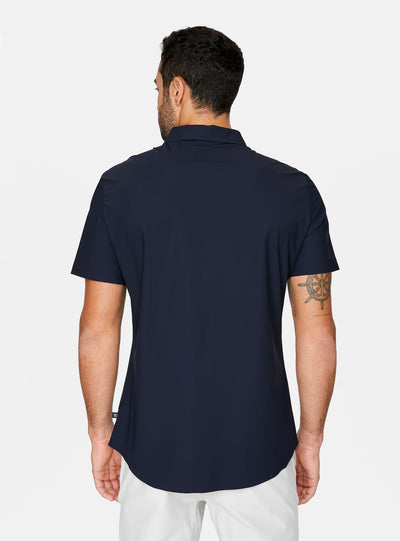 American Me Button Down in Navy