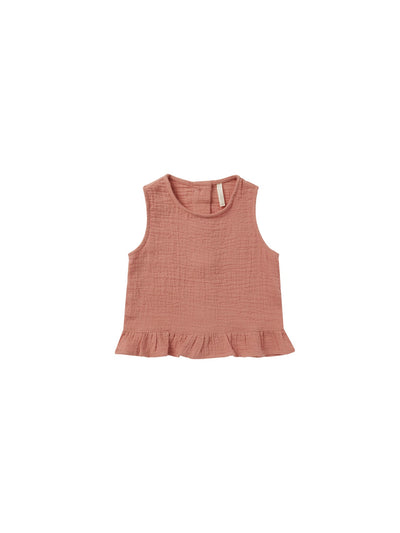 Oceanside Top in Lipstick
