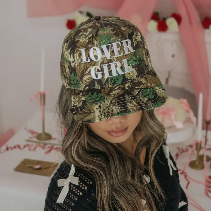 Lover Girl Camo Trucker Hat
