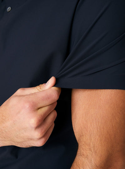 American Me Button Down in Navy