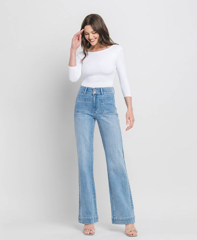 Bang On Blue 90's Vintage Flare Jeans
