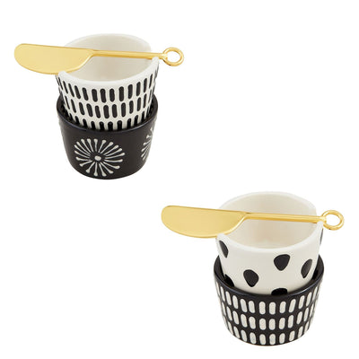 Black Dot Tidbit Set