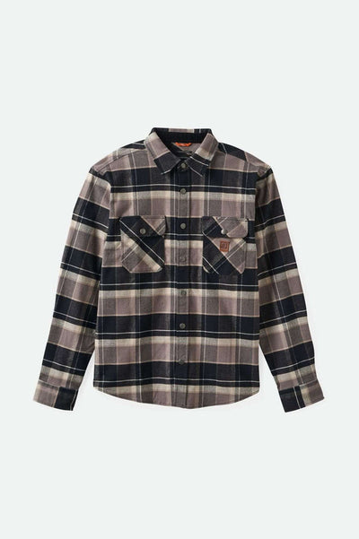 Brixton Bowery Flannel - Black/Beige