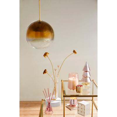 Pink Pine Winsome Glass Candle
