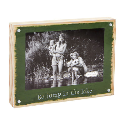 Go Jump in the Lake Magnetic Block Frame