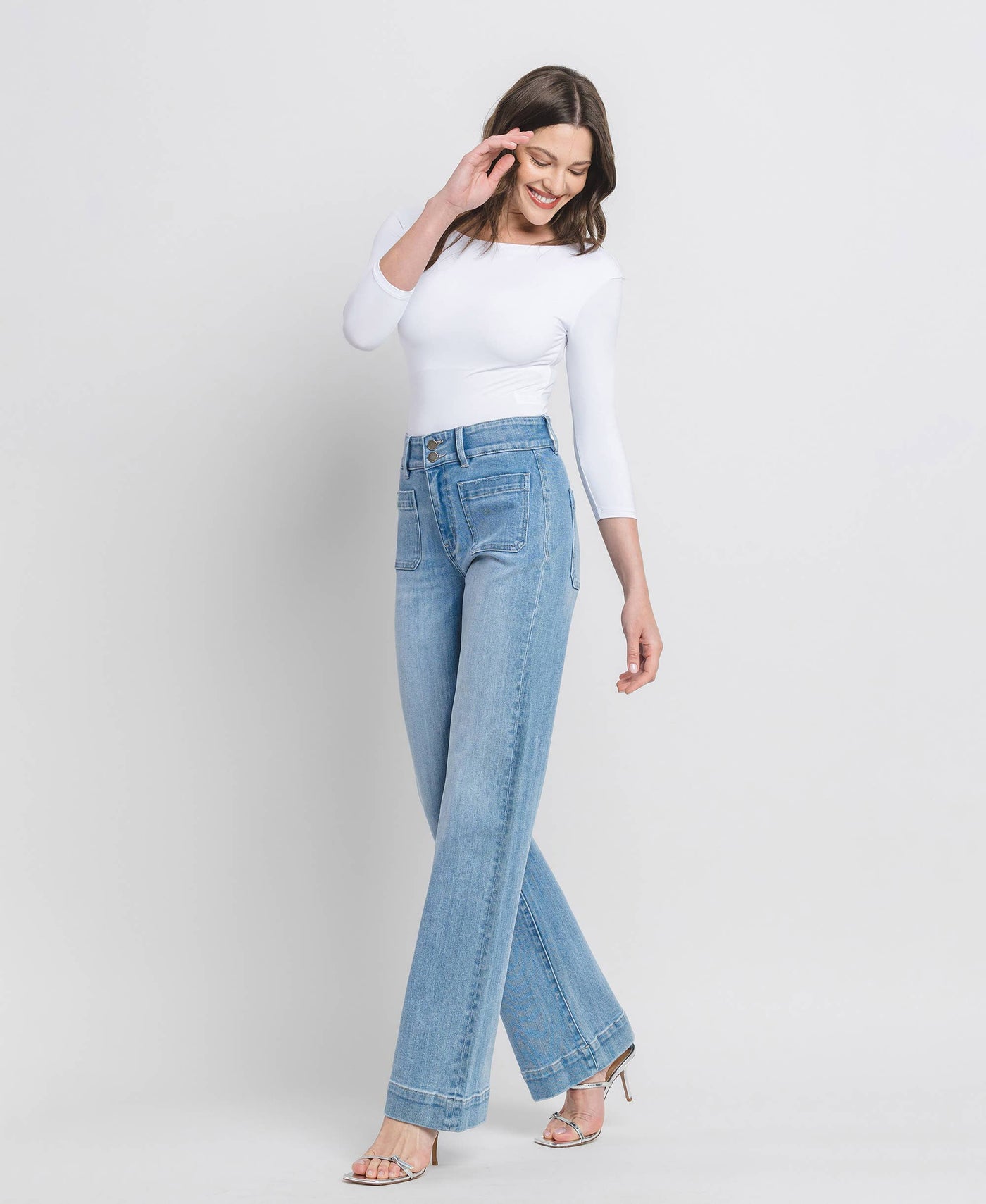 Bang On Blue 90's Vintage Flare Jeans