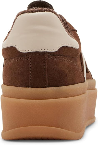 Madden Girl Women's Mightty Sneaker in Brown