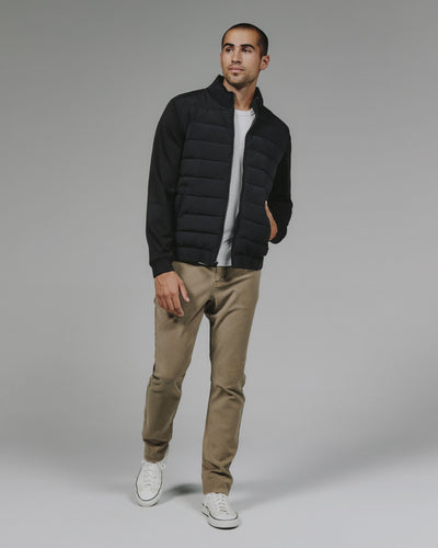 Rev Puffer Full Zip in Black