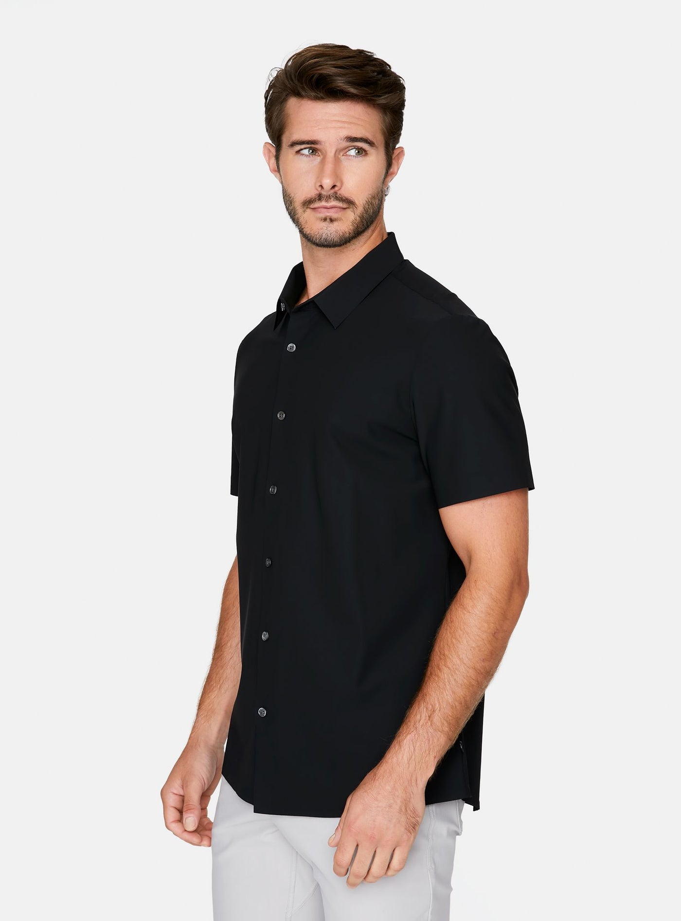 American Me Button Down in Black