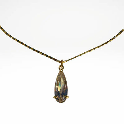 Crystal Teardrop Necklace