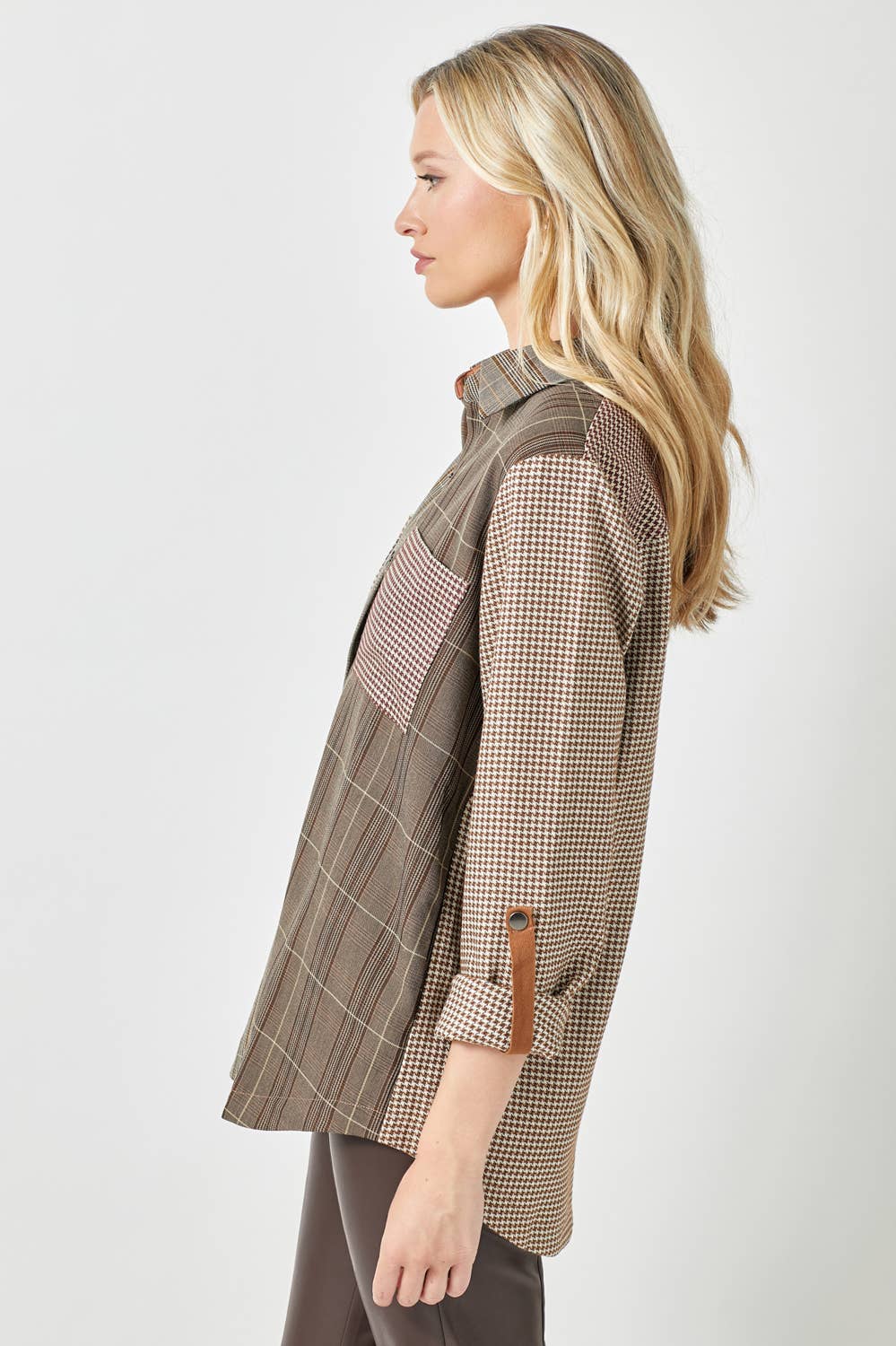Metro Mixed Plaid Shacket