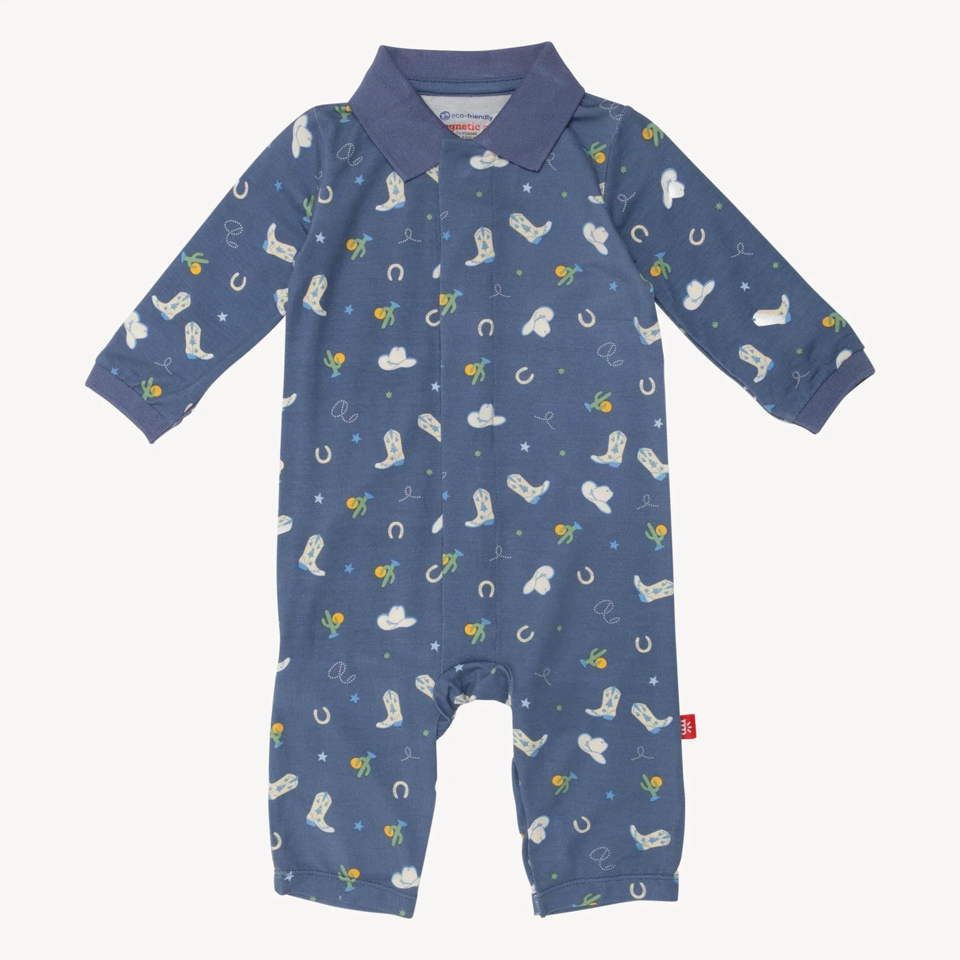 Rodeo Drive Blue Modal Magnetic Fuss Free Coverall
