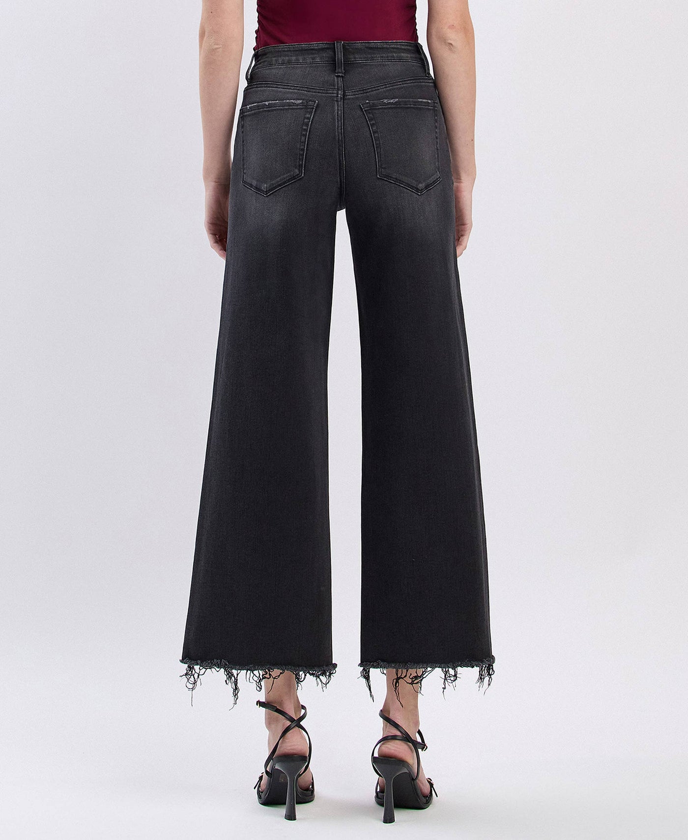 Midnight Edge High-Rise Wide-Leg Jeans