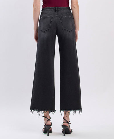 Midnight Edge High-Rise Wide-Leg Jeans