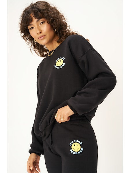 Be Nice Smiley Sweatshirt