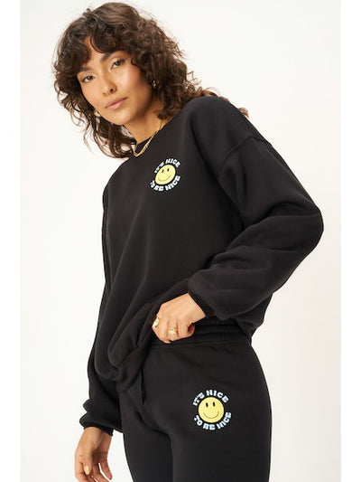 Be Nice Smiley Sweatshirt