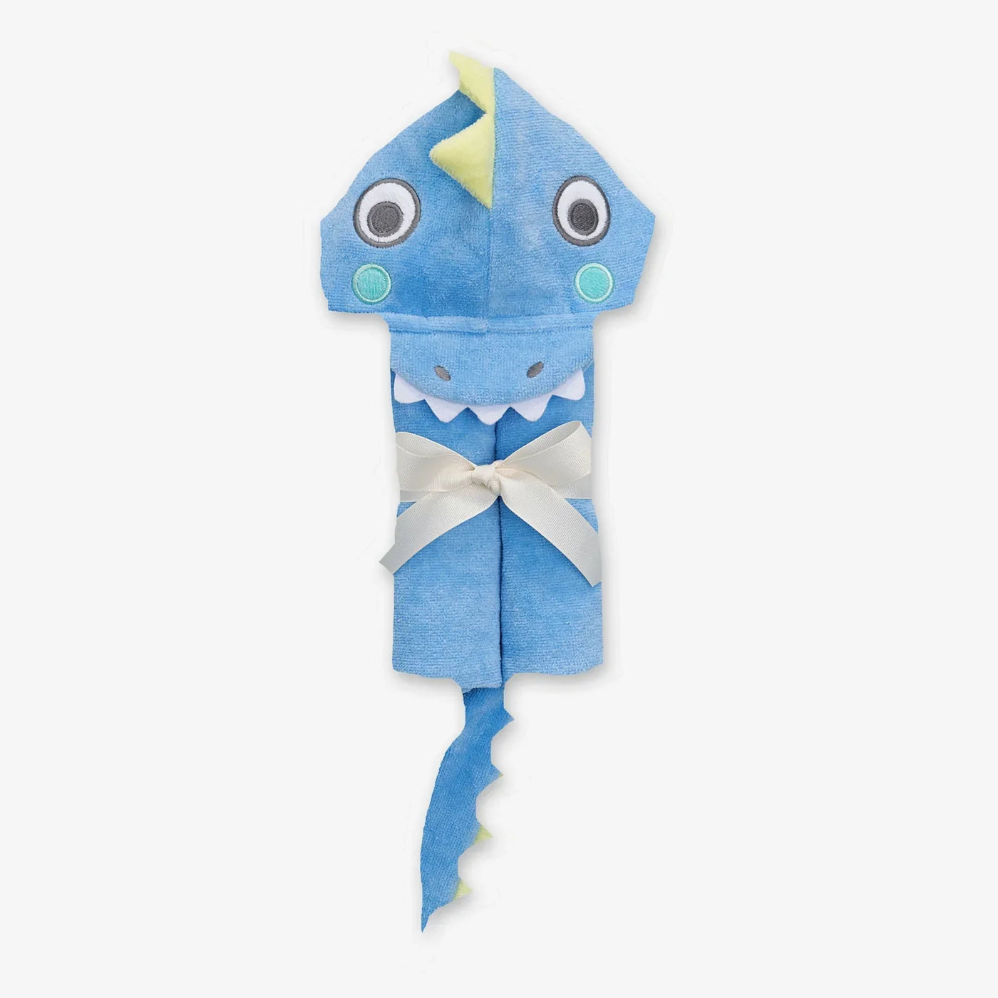 Blue Dino Hooded Bath Wrap
