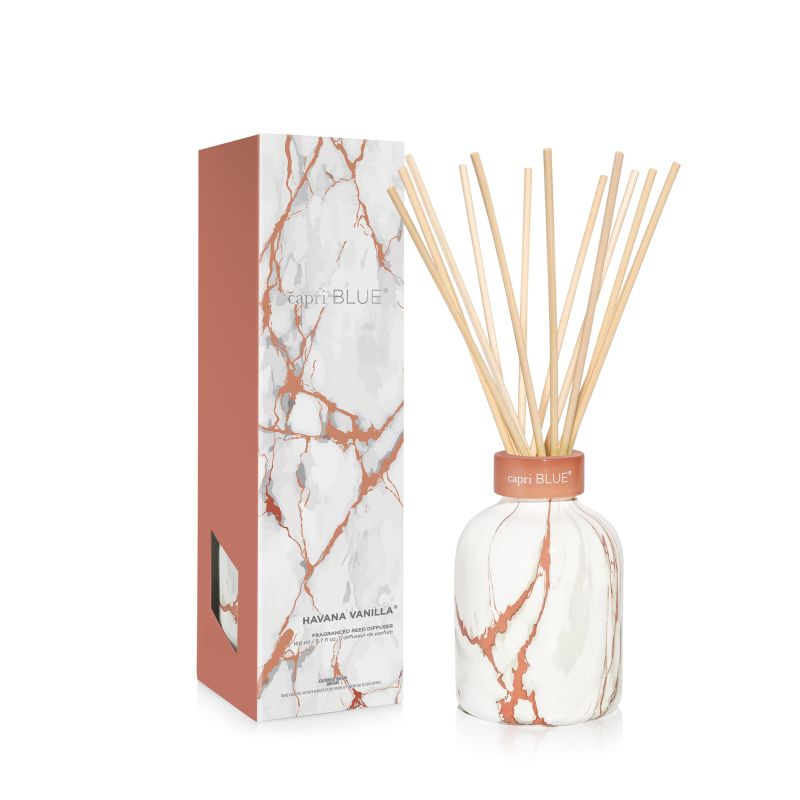 HAVANA VANILLA MODERN MARBLE PETITE REED DIFFUSER, 5.7 fl oz
