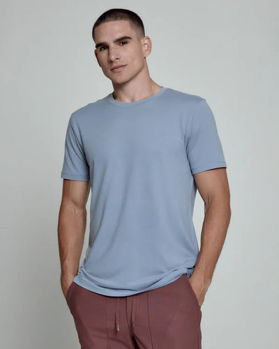 Core Crew Neck Tee in Thundercloud