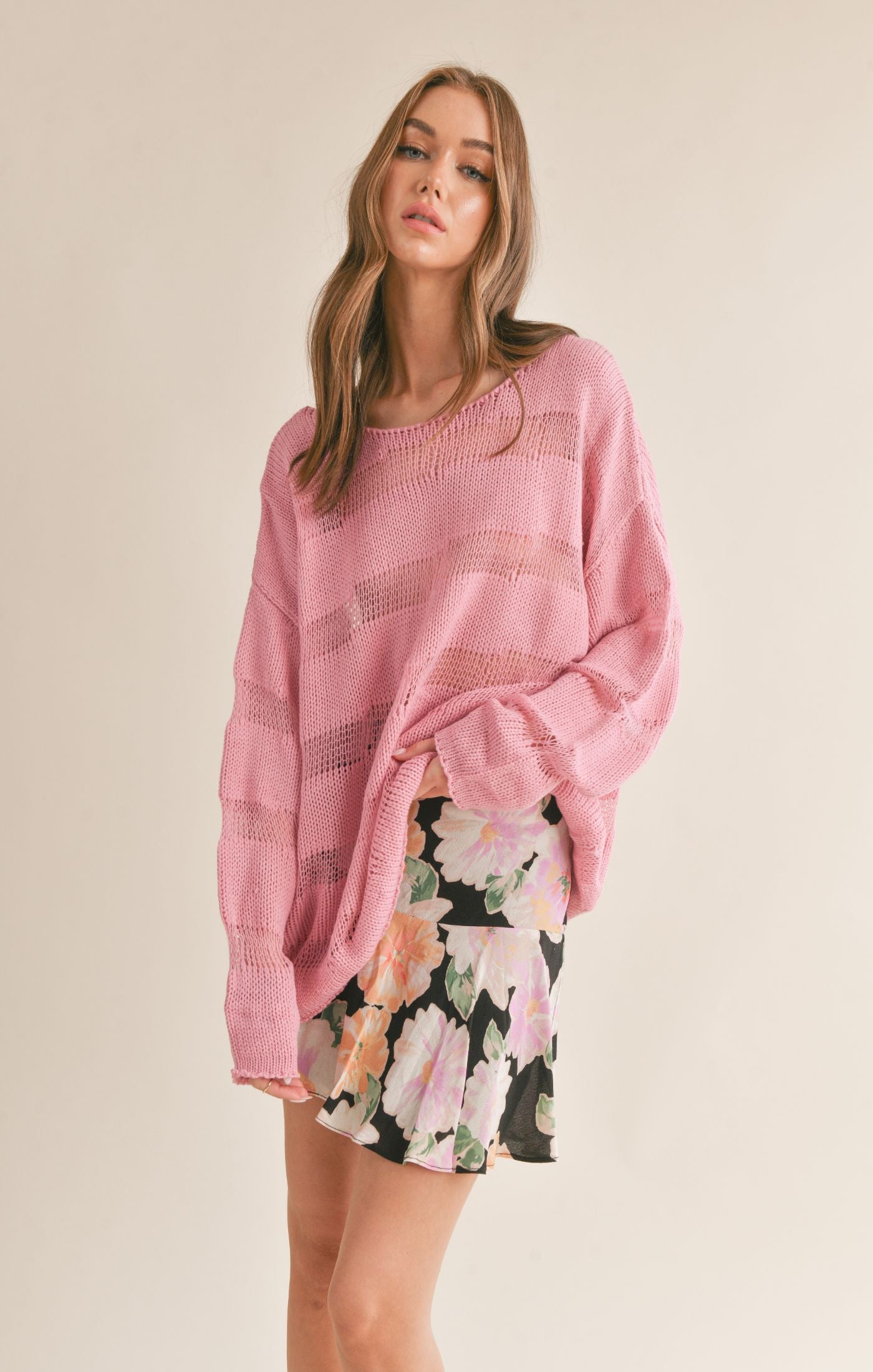 Canary Oversized Knit Sweater