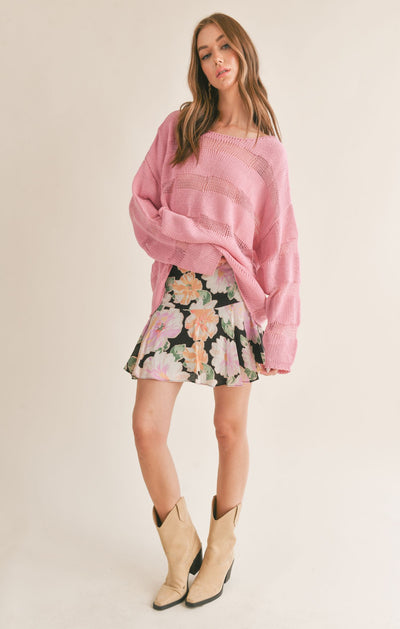 Canary Oversized Knit Sweater