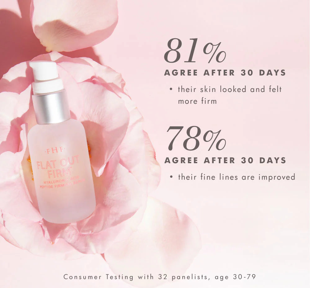 Flat Out Firm Hyaluronic Acid Peptide Firming Serum