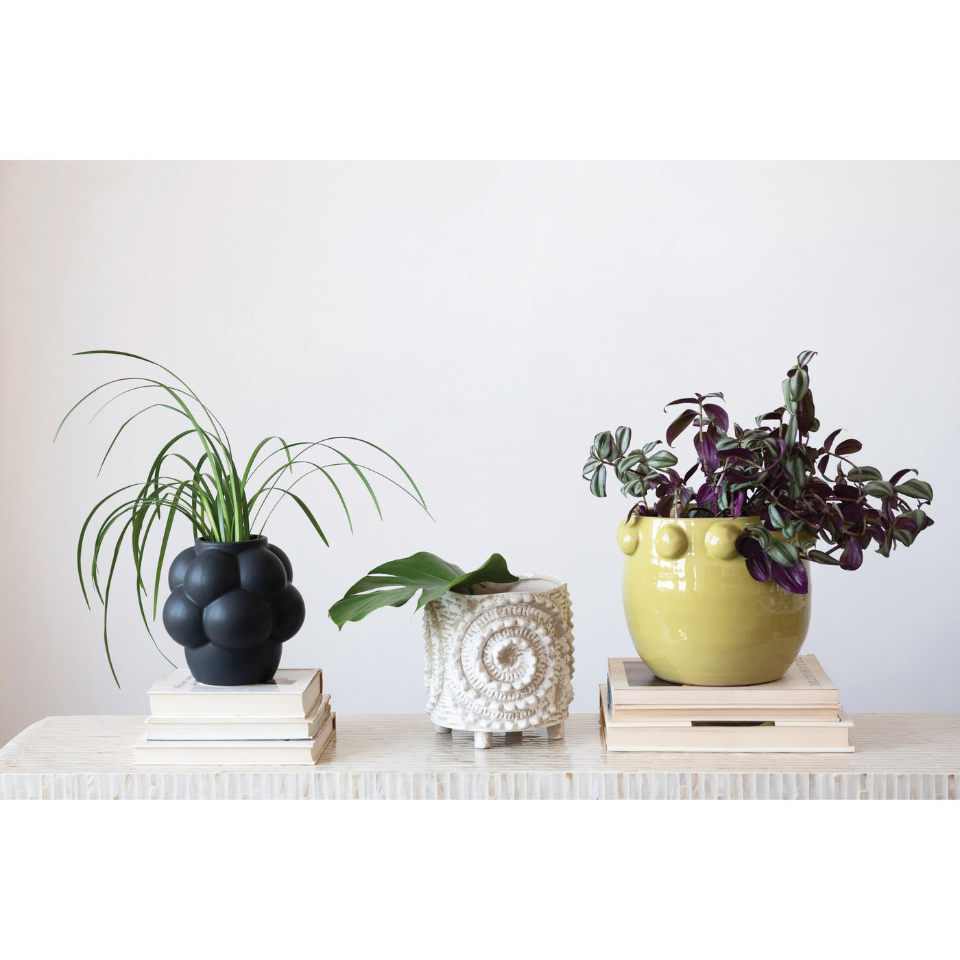 Terra-cotta Planter w/ Raised Dots