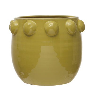 Terra-cotta Planter w/ Raised Dots