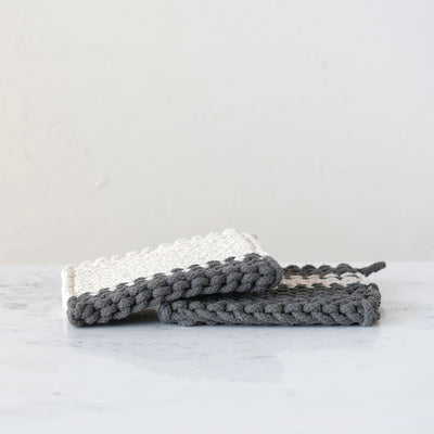 Cotton Crocheted Pot Holder