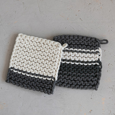 Cotton Crocheted Pot Holder