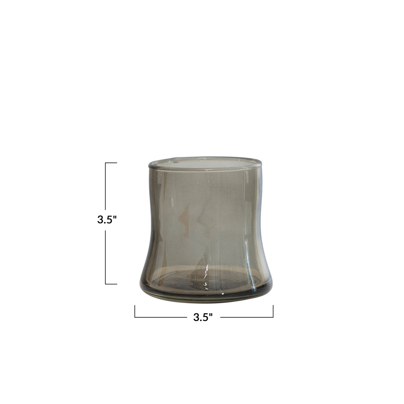 10oz Drinking Glass in Smoke