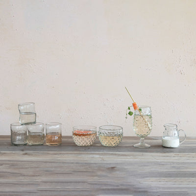 Recycled Organic Shaped Drinking Glass