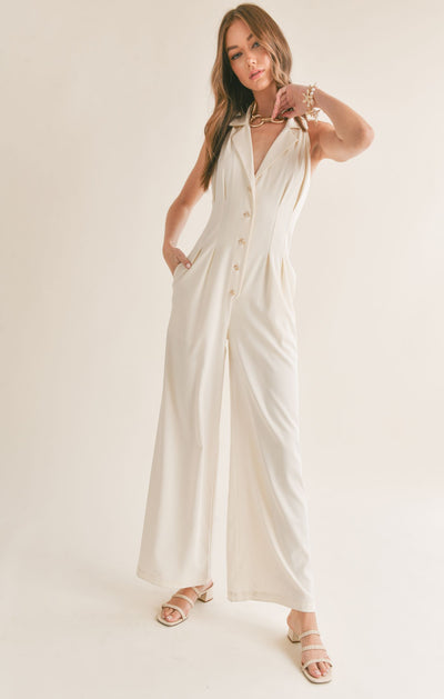 Follow Me Halter Jumpsuit
