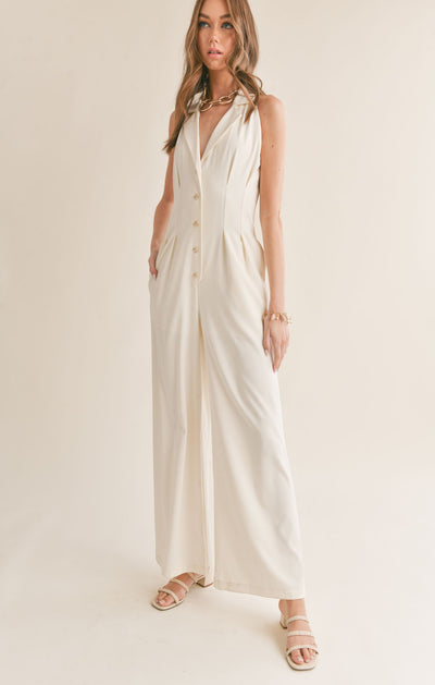 Follow Me Halter Jumpsuit